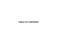 FY18 Table of Contents