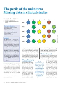 Missing Data in Clinical Studies