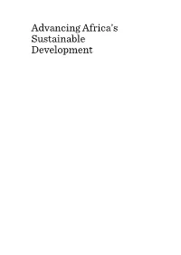 Advancing Africa's Sustainable Development Vii