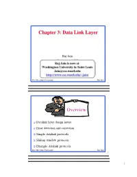 Chapter 3: Datalink Layer