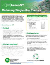 Greenny Reducing Single-Use Plastics