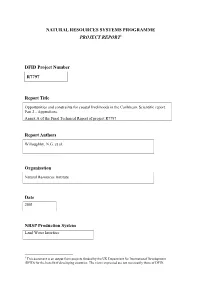 Natural Resources Systems Programme Project Report1