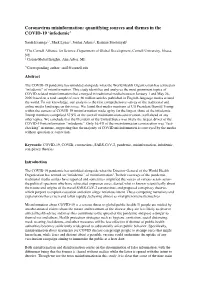Quantifying Sources and Themes in the COVID-19 'Infodemic'
