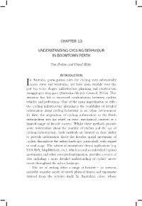 Chapter 13 Understanding Cycling Behaviour in Boomtown Perth