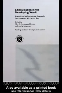 Liberalization in the Developing World