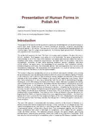 Presentation of Human Forms in Polish Art