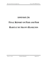 Appendix 23 Fish Report