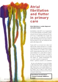 Atrial Fibrillation and Flutter in Primary Care