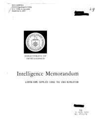 Intelligence Memorandum