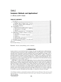 Isozymes: Methods and Applications*