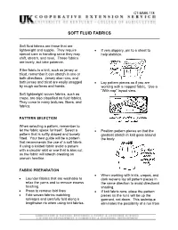 Soft Fluid Fabrics
