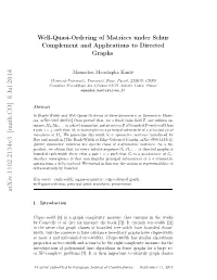 Well-Quasi-Ordering of Matrices Under Schur Complement And