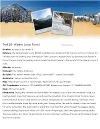 Alpine Loop Road *Kid Friendly