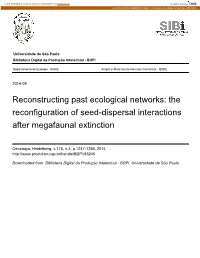 The Reconfiguration of Seed-Dispersal Interactions After Megafaunal Extinction