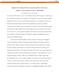 1 Slapstick After Fordism: WALL-E, Automatism and Pixar's Fun Factory Animation
