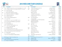 2018 WEB.COM TOUR SCHEDULE (27 Events)