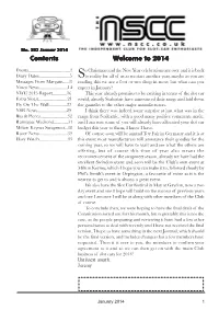 Contents Welcome to 2014 Elcome to 2014