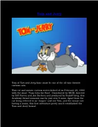 Tom and Jerry