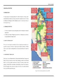 2.0 Regional Structure 2.1 Introduction