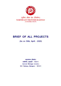 Northeast Frontier Railway (Construction) Index