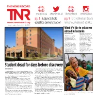 Student Dead for Days Before Discovery