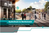Sydenham to Bankstown Preferred Infrastructure Report Overview