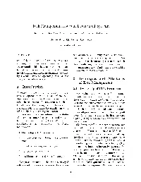 Task Management Issues in Distributed Systems Abstract 1 Introduction 2 Techniques and Attributes of Task Management