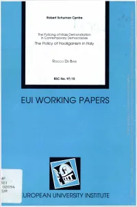 European University Institute. Digitised Version Produced by the EUI Library in 2020. Available Open Access On