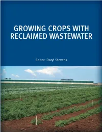 Growing Crops with Reclaimed Wastewater