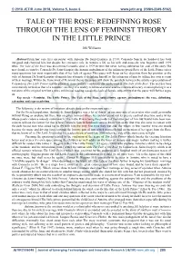 Tale of the Rose: Redefining Rose Through the Lens of Feminist Theory in the Little Prince