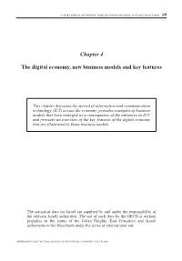 Chapter 4 the Digital Economy, New Business Models and Key Features
