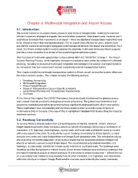 Chapter 5. Multimodal Integration and Airport Access