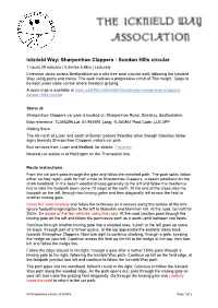 Icknield Way: Sharpenhoe Clappers