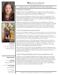 QUESTIONS & ANSWERS with JODY HEDLUND Media Contacts