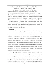 Simulation of Induced Radioactivity for Heavy Ion Medical Machine XU Jun-Kui1,2 SU You-Wu1 LI Wu-Yuan1 MAO Wang1 XIA Jia-Wen1 CH