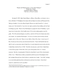 Tuskegee and the African Diaspora in the Age of Empire