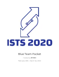 Blue Team Packet
