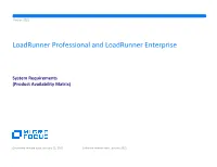 Loadrunner Professional and Loadrunner Enterprise System