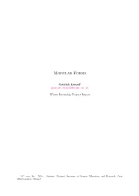 Modular Forms