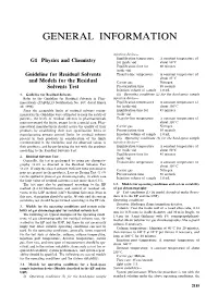 General Information, Appendix, Index