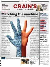 Matching the Machine ‘Augmented Reality’ Has Potential to Boost Business Productivity