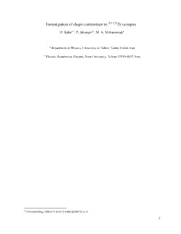 Investigation of Shape Coexistence in Te Isotopes