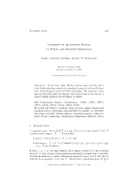 Isotropy of Quadratic Spaces in Finite and Infinite Dimension