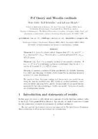Pcf Theory and Woodin Cardinals 1 Introduction and Statements of Results