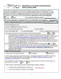 Bcp) Application Form