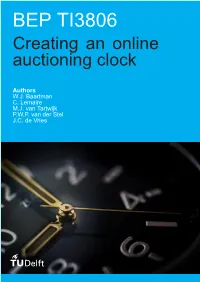 BEP TI3806 Creating an Online Auctioning Clock