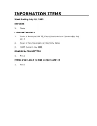 Information Items