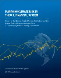 Managing Climate Risk in the U.S. Financial System