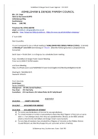 Asheldham & Dengie Parish Council