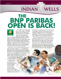 Bnp Paribas Open Is Back!